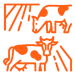 Icon of farm animals